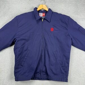 Westex Big Dill FR Mens Fire Resistant‎ Jacket Large Blue Full Zip Collared Logo